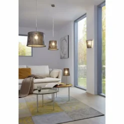 Suspension Eglo SENDERO Nickel mat, 1 lumière