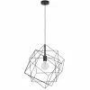 Suspension Eglo STRAITON Noir, 1 lumière