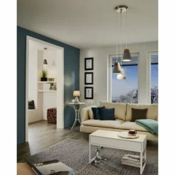 Suspension Eglo TAREGA Gris, 1 lumière