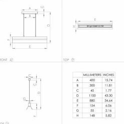 Suspension Eglo TARRAFO Brun, Noir, 4 lumières