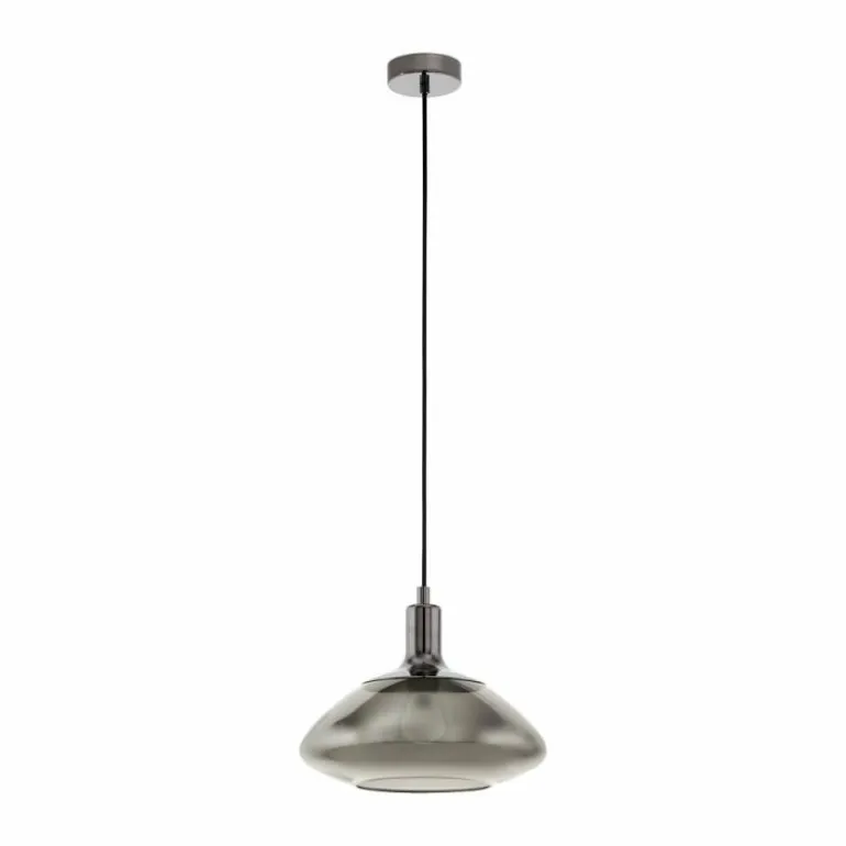 Suspension EGLO TORRONTES Nickel mat, Noir, 1 lumière