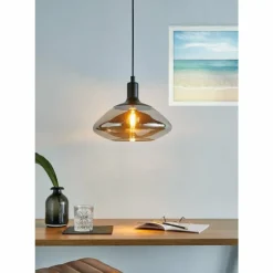 Suspension EGLO TORRONTES Nickel mat, Noir, 1 lumière