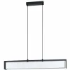 Suspension Eglo VALDELAGRANO-Z LED Noir, 1 lumière, Changeur de couleurs