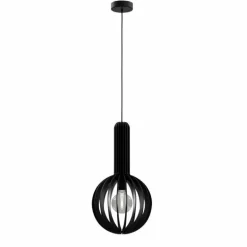 Suspension Eglo VELASCO Noir, 1 lumière