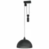 Suspension Eglo WINKWORTH Noir, 1 lumière