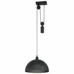 Suspension Eglo WINKWORTH Noir, 1 lumière