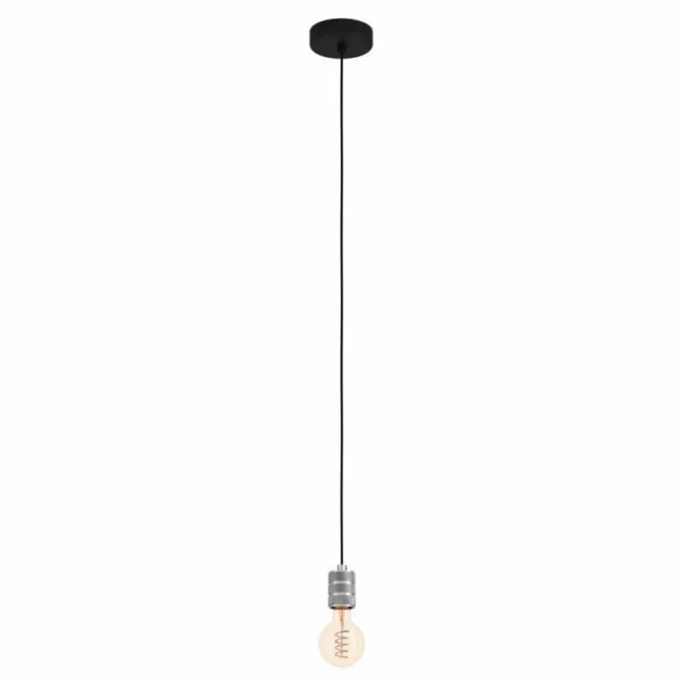 Suspension Eglo YORTH Noir, Argenté, 1 lumière