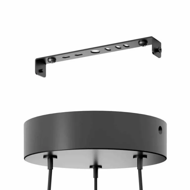 Suspension Eglo ZILLERIO-Z LED Noir, 5 lumières