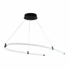 Suspension Eglo-Leuchten ALAMEDILLA LED Noir, 1 lumière