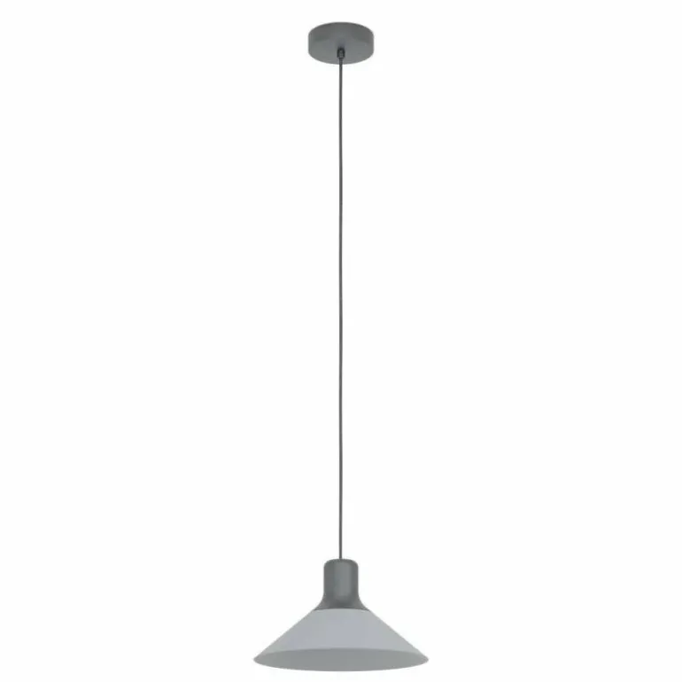 Suspension Eglo-Leuchten ABREOSA Gris, Noir, 1 lumière