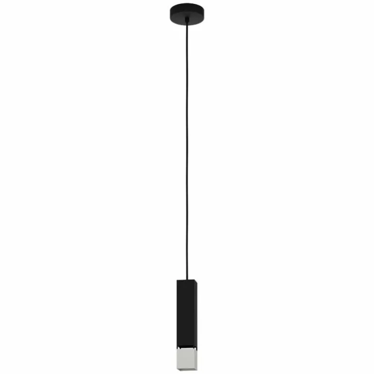 Suspension Eglo-Leuchten BUTRANO LED Noir, Argenté, 1 lumière