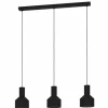 Suspension Eglo-Leuchten CASIBARE Noir, 3 lumières