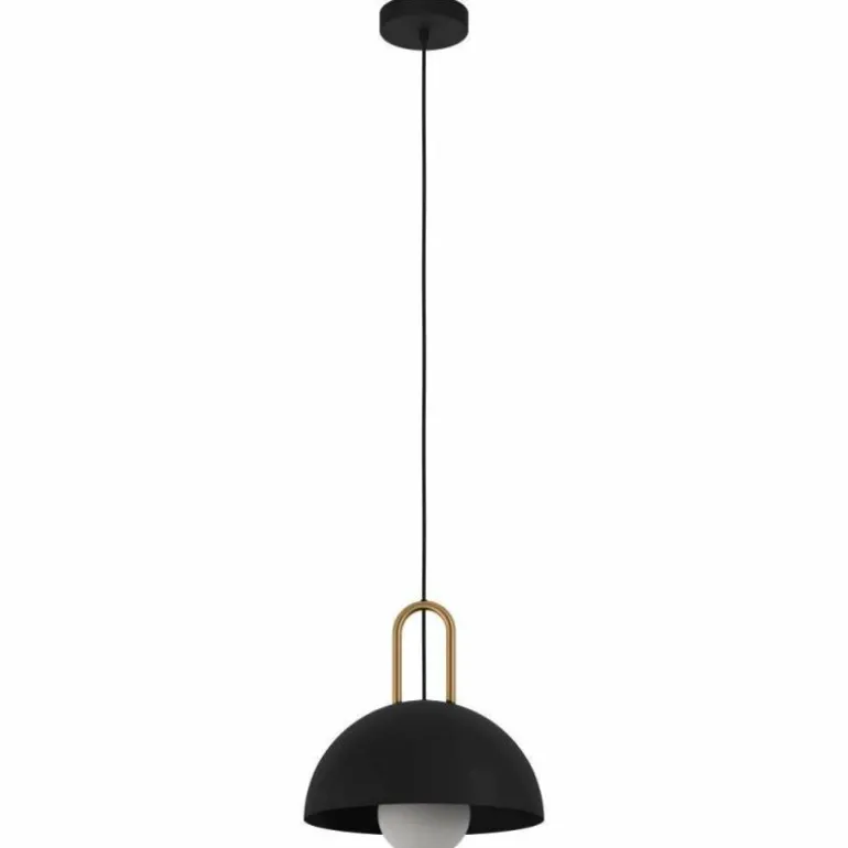 Suspension Eglo-Leuchten CALMANERA Laiton, Noir, 1 lumière
