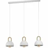 Suspension Eglo-Leuchten CALMANERA Laiton, Blanc, 3 lumières