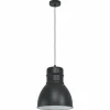 Suspension Eglo-Leuchten EBURY Noir, Blanc, 1 lumière