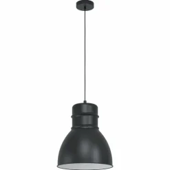 Suspension Eglo-Leuchten EBURY Noir, Blanc, 1 lumière