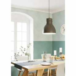 Suspension Eglo-Leuchten EBURY Gris, Blanc, 1 lumière