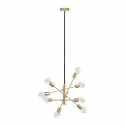 Suspension Eglo-Leuchten GRADOLI 1 Laiton, 8 lumières