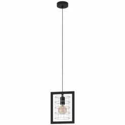 Suspension Eglo-Leuchten JUBILY Noir, 1 lumière