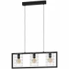 Suspension Eglo-Leuchten JUBILY Noir, 3 lumières
