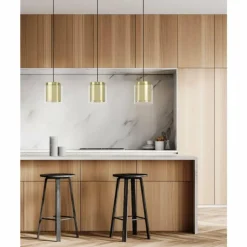 Suspension Eglo-Leuchten LAGUNITAS Or, Laiton, Noir, 3 lumières