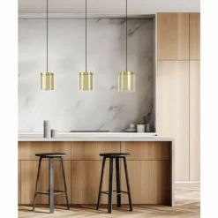 Suspension Eglo-Leuchten LAGUNITAS Or, Laiton, Noir, 3 lumières