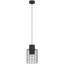 Suspension Eglo-Leuchten MILLIGAN Noir, Blanc, 1 lumière