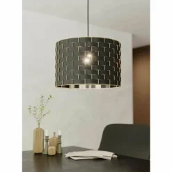 Suspension Eglo-Leuchten MARASALES Noir, 1 lumière