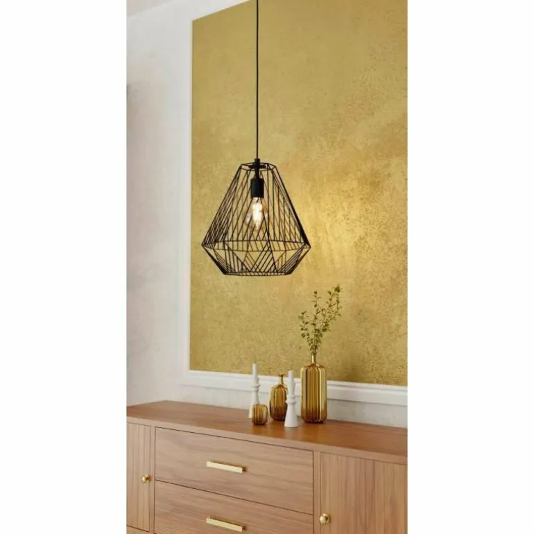 Suspension Eglo-Leuchten STYPE Noir, 1 lumière