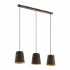 Suspension Eglo-Leuchten SEGEZIA Moka, 3 lumières