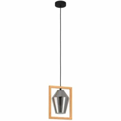 Suspension Eglo-Leuchten VIGLIONI Brun, Noir, 1 lumière