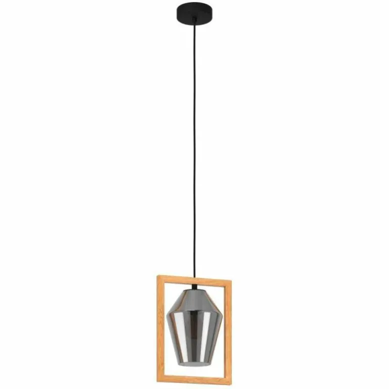 Suspension Eglo-Leuchten VIGLIONI Brun, Noir, 1 lumière