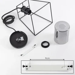 Suspension Ehtamo Noir, 1 lumière