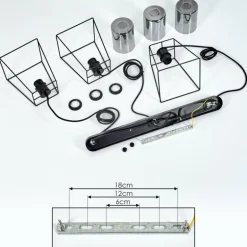 Suspension Ehtamo Noir, 3 lumières