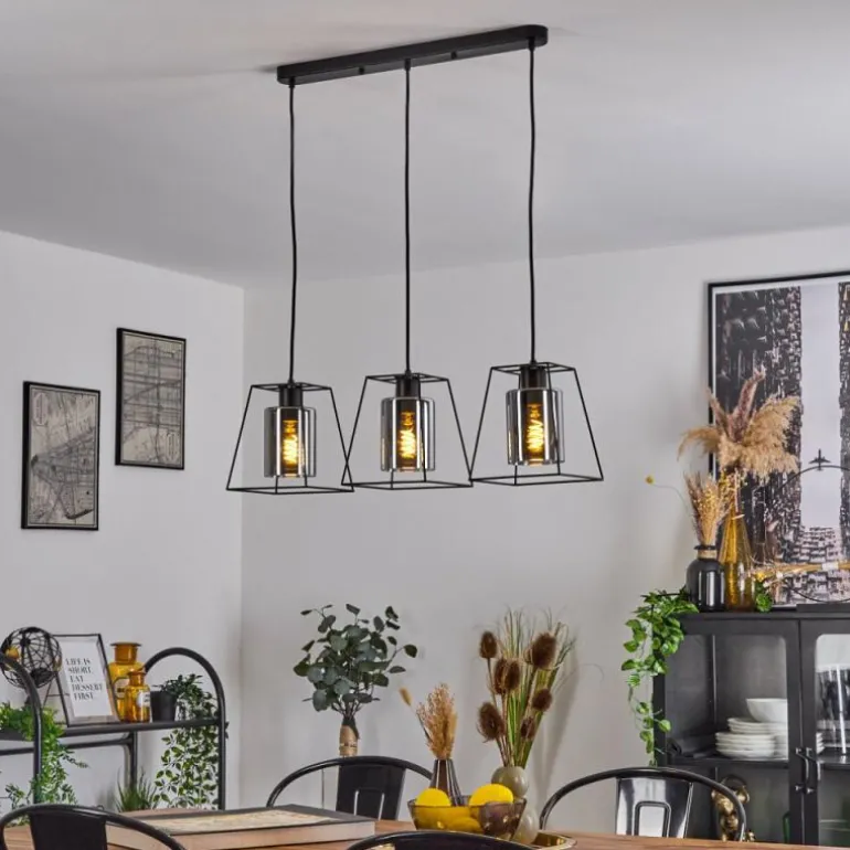 Suspension Ehtamo Noir, 3 lumières