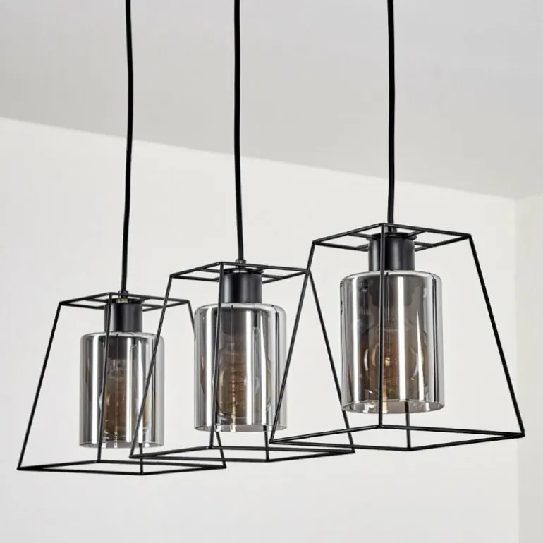 Suspension Ehtamo Noir, 3 lumières