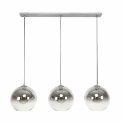 Suspension Eidanger Argent Oxydé, 3 lumières