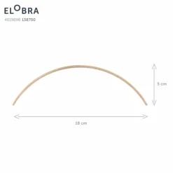 Suspension Elobra Colombia LED Écru, 1 lumière