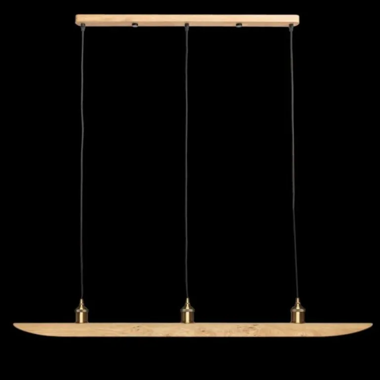 Suspension Elobra Colombia Retro Écru, 3 lumières