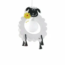 Suspension Elobra JOHN Noir, Blanc, 1 lumière