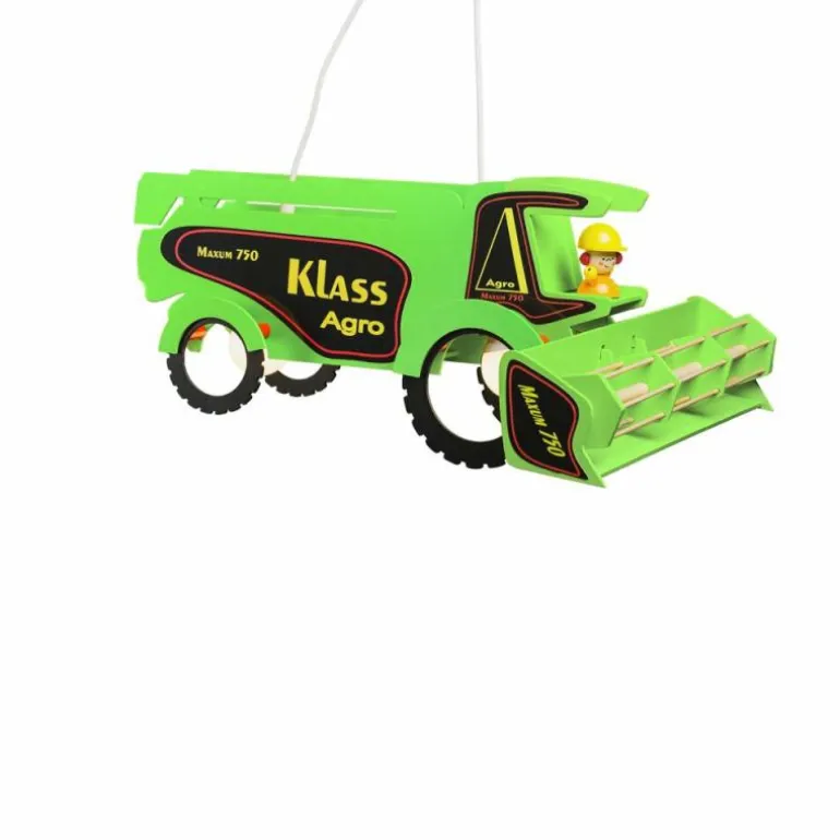 Suspension Elobra MÄHDRESCHER Vert, 2 lumières