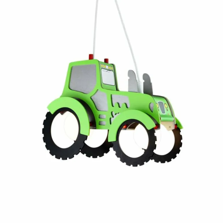 Suspension Elobra TRAKTOR Vert, 2 lumières