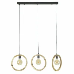 Suspension Elortondo Noir, 3 lumières