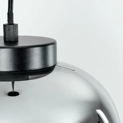 Suspension Elvange Noir, 1 lumière