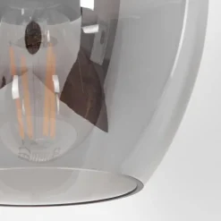 Suspension Erruretuhu Noir, 3 lumières