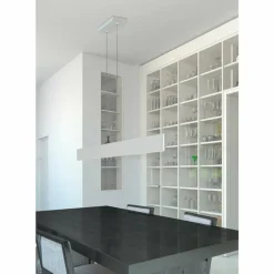 Suspension Escale VITRO Aluminium, 1 lumière