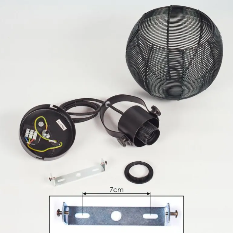 Suspension Espada Noir, 1 lumière