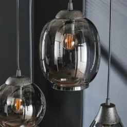Suspension Espriella Anthracite, 5 lumières