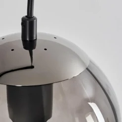 Suspension Evolene Noir, 4 lumières