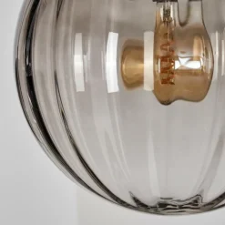 Suspension Evolene Noir, 6 lumières